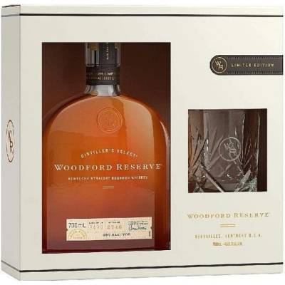 Woodford Reserve Distiller's Select 43,2% 0,7 l (dárková kazeta se skleničkou)