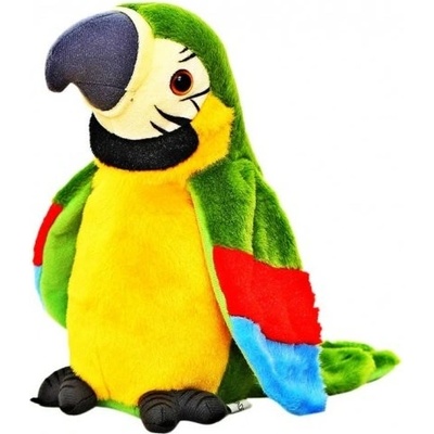 FunPlay FP-1410 Mluvící papoušek 23 cm zelený