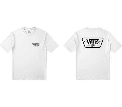 Vans Knu Patch SS Tee biela
