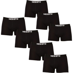 Nedeto Пакет от седем - (5+2 безплатно) мъжки боксерки Nedeto черни Nedeto | Cheren | МЪЖЕ | 4XL