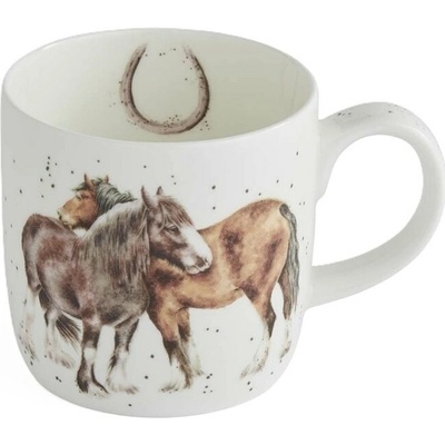 Wrendale Designs Side by Side Porcelánový hrnek 310 ml