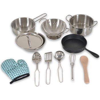 Moni Toys Игрален комплект Moni Toys - Детски метални прибори за игра, 12 части (111650)