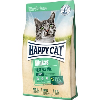 Happy Cat Minkas Perfect Mix drůbež, ryby a jehněčí 1,5 kg
