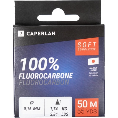 Caperlan Rybářský vlasec fluorkarbonový Soft 100 % 50 m 18 / 100