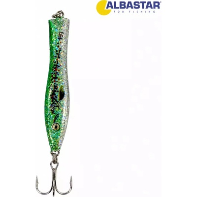 Albastar Pilker Scorpion zeleno-stříbrná 100gr