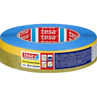 Tesa Páska maskovací oboustranná 2 in 1 25 m x 30 mm, 4460, TESA