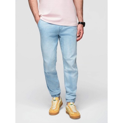Jedinečné světle modré džínové joggers V1 PADJ-0267