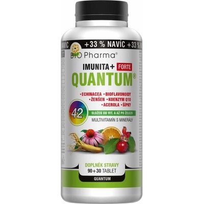 Bio-Pharma Quantum Imunita+ Forte 42 složek 120 tablet