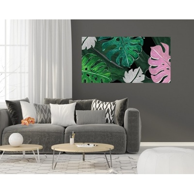 Divio Obraz na plátně listy, vzor 10418 Velikost: 60x120 cm