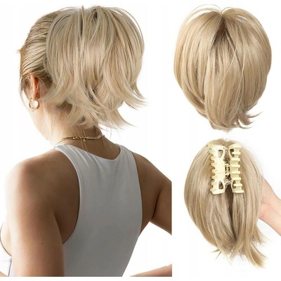 Krátký syntetický blond Příčesek NCDSHAIR
