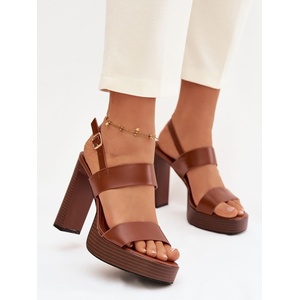 Step in style Дамски сандали с ток модел 226114 Step in style