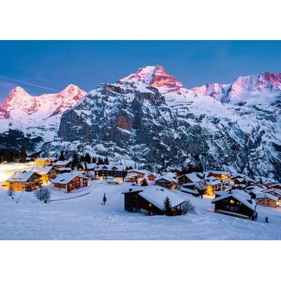 Ravensburger - Puzzle Beautiful Mountains: Bernese Oberland, Murren in Switzerland - 1 000 piese