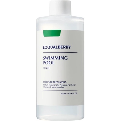 EQQUALBERRY Swimming Pool Daily Facial Toner - Хидратиращ и Ексфолиращ Тонер за Лице 300мл