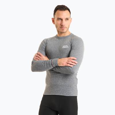 Мъжка термоблуза с дълъг ръкав ODLO Active Warm Originals Bl Top Crew Neck odlo steel grey melange