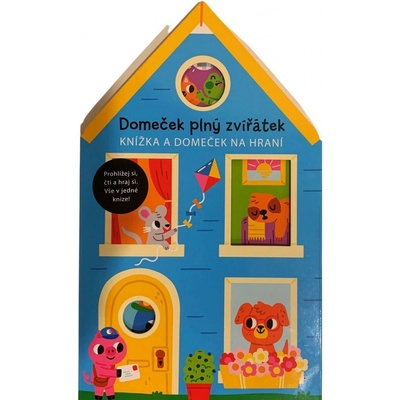 Domeček plný zvířátek - Knížka a domeček
