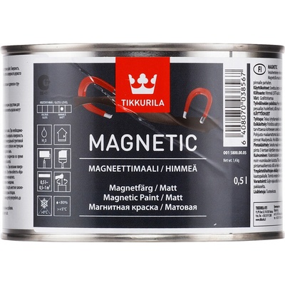 Tikkurila TIKKURILA MAGNETIC magnetická farba na steny sivá 0,5 l