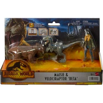 MATTEL Jurský svet: Nadvláda Maisie a Velociraptor Beta