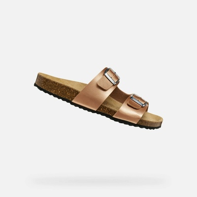 Geox Светлокафяви дамски сандали Geox Brionia Geox | Kafyav | ЖЕНИ | 39