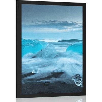 Plakát ledové kry - 20x30 silver