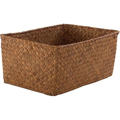Compactor Úložný košík Compactor KITO ručně pletený 30 x 20 x 13 cm karamelový