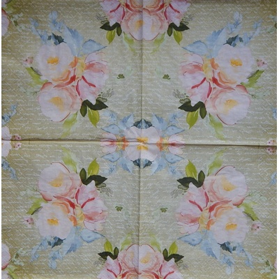 Paper Designe obrúsky Vintage garden zelené 33x33cm