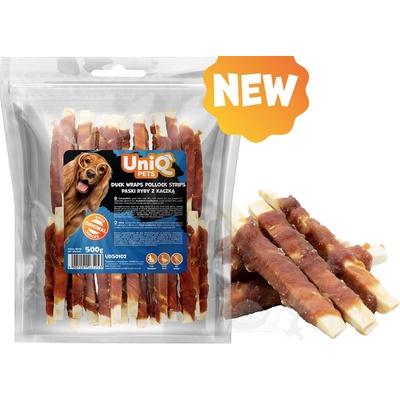 UNIQ PETS plátky z tresky s kachním masem 500 g (měkké)