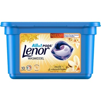 Lenor Allin1 Pods Vanille & Mimosabloesem kapsule 10 PD