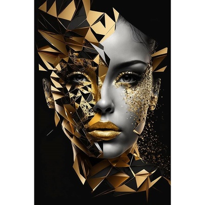 Norimpex Diamantové maľovanie Zlatý portrét 40x30cm