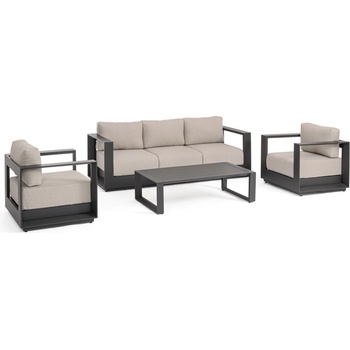 Bizzotto Moses диван комплект YK13 антрацит с възглавници, 4 места (0663766)