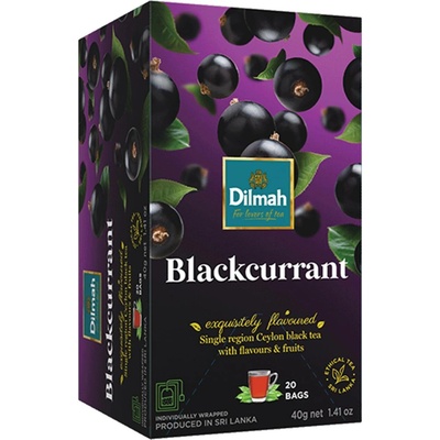Dilmah Čaj černý rybíz 20 sáčků