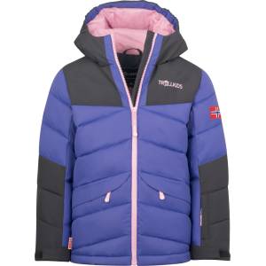 TROLLKIDS Детско синтетично яке Trollkids Girl's Narvik Jacket Pro Synthetic jacket - Dark Purple / Black / Guave - размер 92 (EU) (703-4660-0111)
