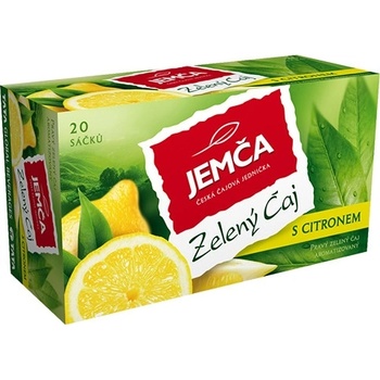 Jemča zelený čaj s citronem 20 x 1,5 g