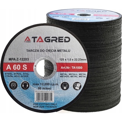 Tagred Kotúč 125 x 1 x 22,2 mm TA1000