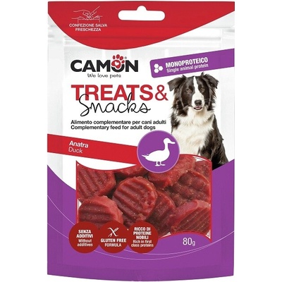 CAMON MAŠKRTY pre psov kačacie grilované mince 80 g