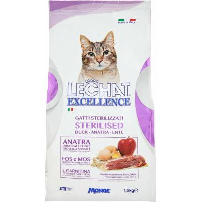 Le Chat Excellence s kačacím mäsom pre sterilizované mačky 1,5 kg