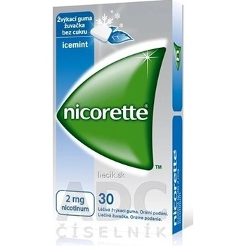 Nicorette Icemint Gum 2 mg gum.med.105 x 2 mg
