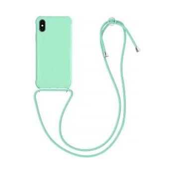 Image 1 of kwmobile Калъф за Apple iPhone X - светлозелен