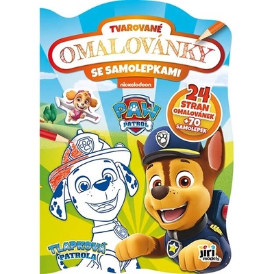 Jiri Models Tvarované omalovánky Tlapková patrola