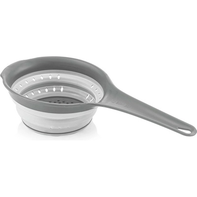 Cedník d31cm oválný, pružný, skládací, plast