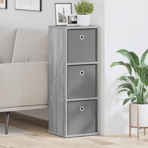 vidaXL Служебен шкаф с чекмедже Сив Сонома 30, 5 x 27 x 84, 5 см (8000561)