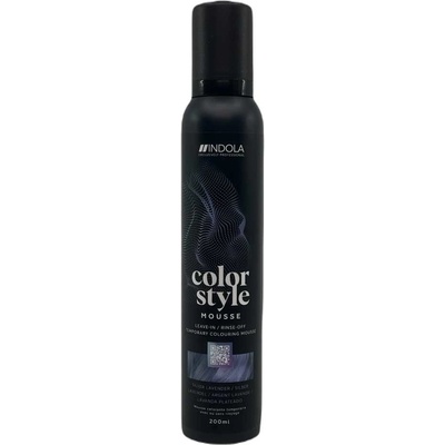 Indola Color Style Mousse semi-permanentná barva Silver Lavender 200 ml