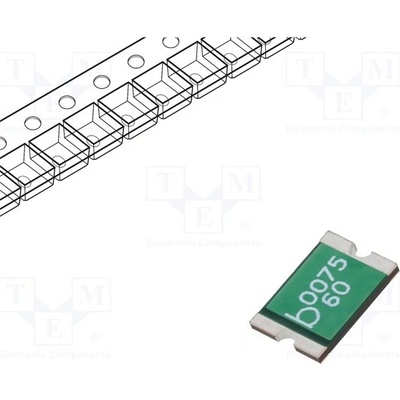 BEL FUSE 0ZCF0075AF2C Pojistka: polymerová PTC; 0,75A; Imax: 100A; SMD; 0ZCF; 2920
