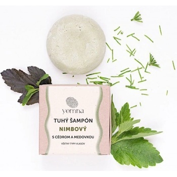Yemna nimbový tuhý šampon s meduňkou a cedrem 55 g