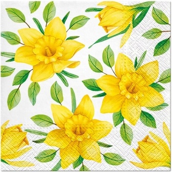 PAW servítky Yellow daffodils 33x33cm
