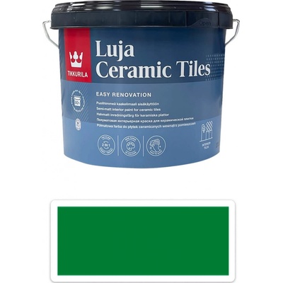 TIKKURILA Luja Ceramic Tiles 2,7 l Tyrkysová zelená