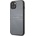 GUESS Saffiano PU Leather Hard Case - дизайнерски кожен кейс за iPhone 13 (сив)