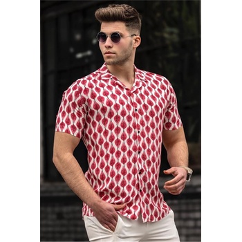 Base Мъжка риза 4944 - Червена 293257 (293257_Червен)