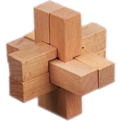 Johntoy Дървен 3D пъзел - главоблъсканица, Johntoy - Вид 8 (28173-8)