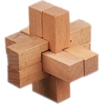 Johntoy Дървен 3D пъзел - главоблъсканица, Johntoy - Вид 8 (28173-8)