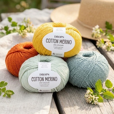 Drops Cotton Merino 50g 110m